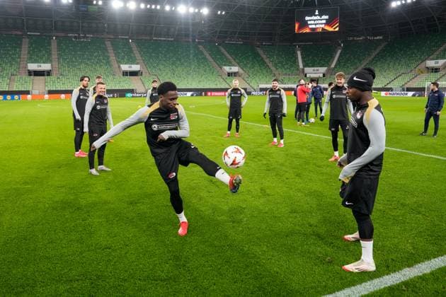 Football, EL, AZ Alkmaar, Training