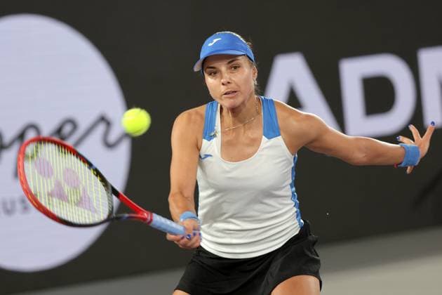 TENNIS - WTA, Tennis Damen Upper Austria Ladies Linz LINZ,AUSTRIA,29.JAN.25 - TENNIS - WTA Tour, Upper Austria Ladies Linz. Image shows Viktoriya Tomova (BUL).  GEPAxpictures xWalterxLuger