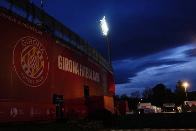 ESP: Girona FC v Arsenal FC. UEFA Champions League match. Date 8 Montilivi Stadium view during the UEFA Champions League match, date 8, between Girona FC and Arsenal FC played at Montilivi Stadium on January 29, 2025 in Girona Spain. kpng Copyright: xBaguxBlancox xPRESSINPHOTOx PS_250129_GIR_ARS_007