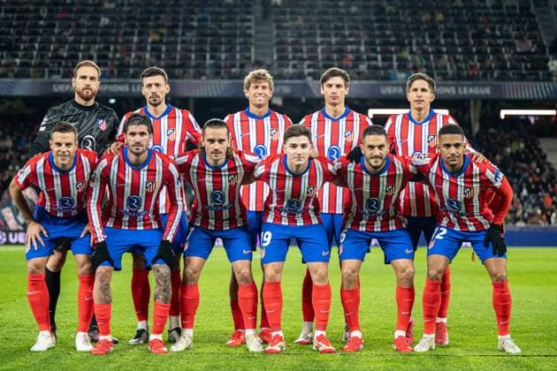 Team Atletico MAdrid during UEFA Champions league match, Red Bull Salzburg - Atletico Madrid , 29. january 2025, Red Bull Arena, Salzburg, Austria Copyright: xMICHALxFAJT,ZOSPORTU.SKx MAJ_3234