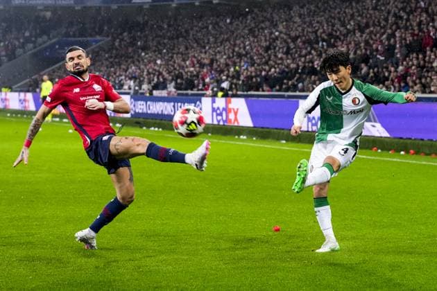 Football, CL, OSC Lille - Feyenoord Rotterdam