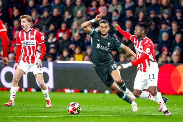 Football, CL, PSV Eindhoven - Liverpool FC