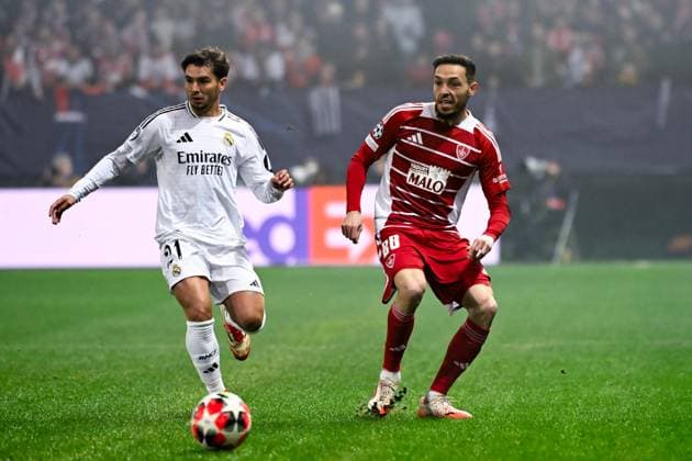 Football, CL, Stade Brest - Real Madrid