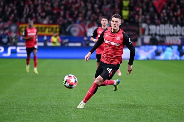 29 01 2025, Football, Champions League, Matchday 8, Season 2024 2025, Bayer 04 Leverkusen Sparta Prague, Patrik Schick Bayer Leverkusen xRHR PHOTO TKx Copyright: RHR-FOTOx RHR-FOTO TK