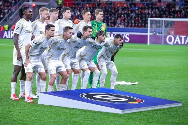29 01 2025, Football, Bayer 04 Leverkusen AC Sparta Prague, UEFA Champions League, Matchday 8, BayArena, Season 2024 2025 Starting eleven Sparta Prague North Rhine-Westphalia Germany