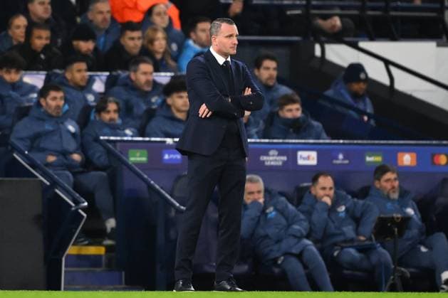 Manchester City v Club Brugge - UEFA Champions League MANCHESTER, ENGLAND - JANUARY 29 : Hayen Nicky head coach of Club Brugge pictured during the UEFA Champions League 2024 25 League Phase MD8 match between Manchester City and Club Brugge on January 29, 2025 in Manchester, England, 29 01 2025 Manchester England  Copyright: xTomasxSiskx