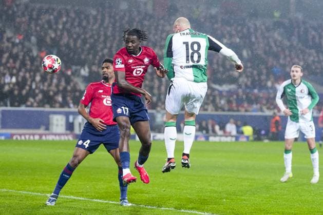 UEFA Champions League: Lille OSC v Feyenoord Lille - Gernot Trauner of Feyenoord during the eight and final round of new format of the Champions League 2024 2025. The match is set between Lille OSC and Feyenoord at Stade Pierre-Mauroy on 29 January 2025 in Lille, France. Copyright: xYannickxVerhoevenx