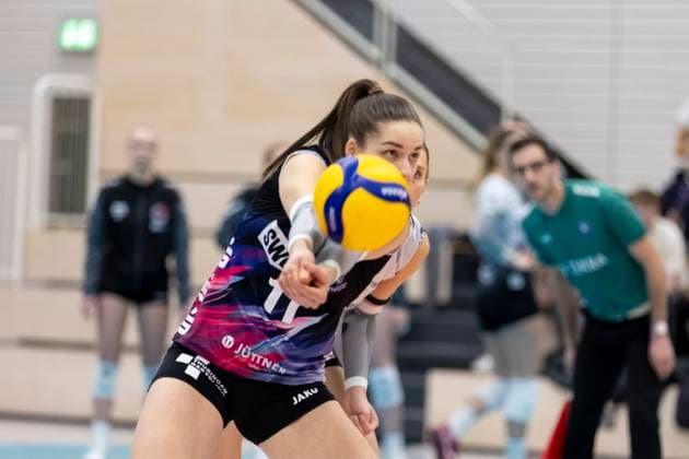 1 Volleyball Bundesliga Women Schwarz Weiss Erfurt vs VfB Suhl LOTTO Thüringen Erfurt 29 01 2025 Mia Anna Stauß 11 Schwarz Weiss Erfurt 1 Volleyball Bundesliga Women Schwarz Weiss Erfurt vs VfB Suhl LOTTO Thüringen Riethsporthalle Erfurt 29 01 2025 Copyright: xBEAUTIFULxSPORTS Duehringx