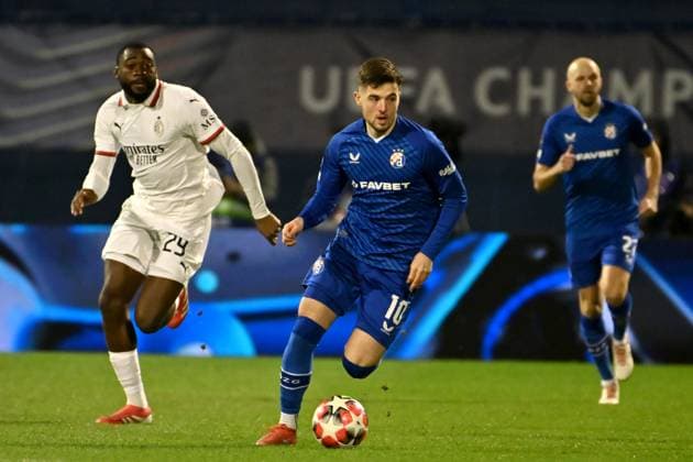 Football, CL, Dinamo Zagreb - AC Milan