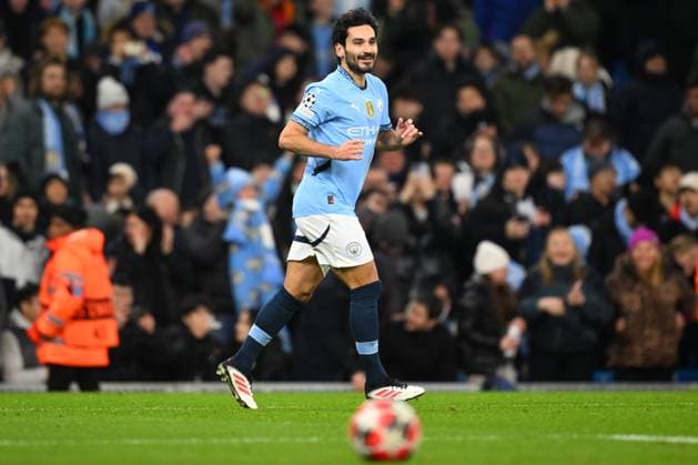 Manchester City v Club Brugge - UEFA Champions League MANCHESTER, ENGLAND - JANUARY 29 : Gundogan Ilkay midfielder of Manchester City pictured during the UEFA Champions League 2024 25 League Phase MD8 match between Manchester City and Club Brugge on January 29, 2025 in Manchester, England, 29 01 2025 Manchester England  Copyright: xTomasxSiskx