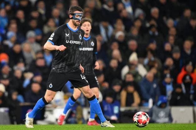 Manchester City v Club Brugge - UEFA Champions League MANCHESTER, ENGLAND - JANUARY 29 : Mechele Brandon defender of Club Brugge in action during the UEFA Champions League 2024 25 League Phase MD8 match between Manchester City and Club Brugge on January 29, 2025 in Manchester, England, 29 01 2025 Manchester England  Copyright: xTomasxSiskx
