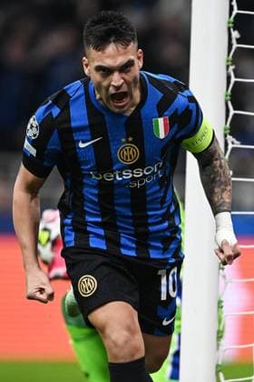 Cm Milano 29 01 2025 - Champions League Inter-Monaco foto Cristiano Mazzi Image nella foto: esultanza gol Lautaro Martinez 