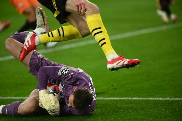 DORTMUND, GERMANY - 29 JANUARY, 2025: ++ - The match UEFA Champions League Borussia Dortmund vs. Shakhtar Donetsk at Signal Iduna Park. For editorial use only. Resale or distribution is prohibited.  Copyright: xVITALIIxKLIUIEVx