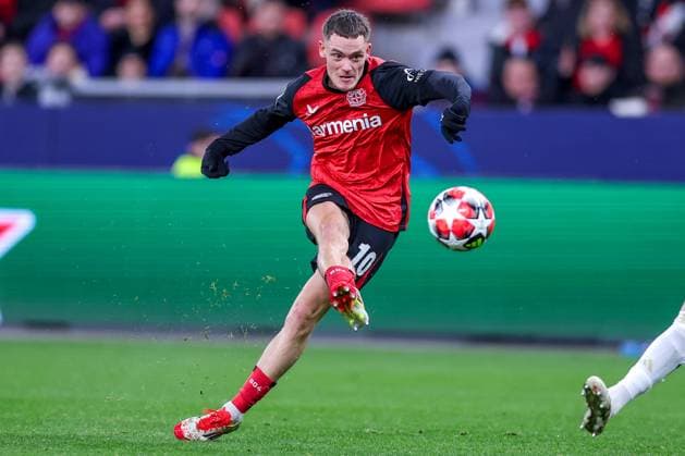 29 01 2025, Football, Bayer 04 Leverkusen AC Sparta Prague, UEFA Champions League, Matchday 8, BayArena, Season 2024 2025 Florian Wirtz Bayer04 Leverkusen 10 shots on goal North Rhine-Westphalia Germany