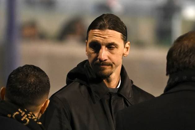 Zagreb, Croatia, January 29th 2024: Zlatan Ibrahimovic during the UEFA Champions League, League phase, match between Dinamo Zagreb and Milan at Stadium Maksimir, Zagreb, Croatia. (Natasa Kupljenik SPP) Copyright: xNatasaxKupljenikx xSPPx spp-en-NaKuSp-NKR_6243