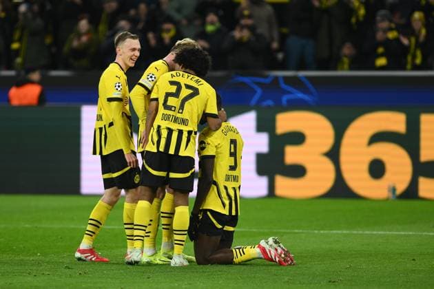 DORTMUND, GERMANY - 29 JANUARY, 2025: ++ - The match UEFA Champions League Borussia Dortmund vs. Shakhtar Donetsk at Signal Iduna Park. For editorial use only. Resale or distribution is prohibited.  Copyright: xVITALIIxKLIUIEVx