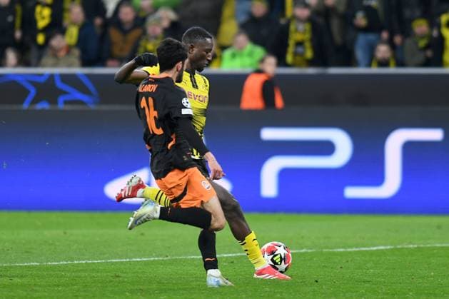 Serhou Guirassy Borussia Dortmund scores his team™s second goal during the UEFA Champions League 2024 25 League Phase MD8 match between Borussia Dortmund and FC Shakhtar Donetsk, SIGNAL IDUNA PARK on January 29, 2025 in Dortmund, Germany, Germany Photo by Ralf Treese DeFodi Images Serhou Guirassy Borussia Dortmund scores his team™s second goal during the UEFA Champions League 2024 25 League Phase MD8 match between Borussia Dortmund and FC Shakhtar Donetsk at Signal Iduna Park on January 29, 2025 in Dortmund, Germany Photo by Ralf Treese DeFodi Images Defodi 521 BVBDON20250129 024 Defodi-521