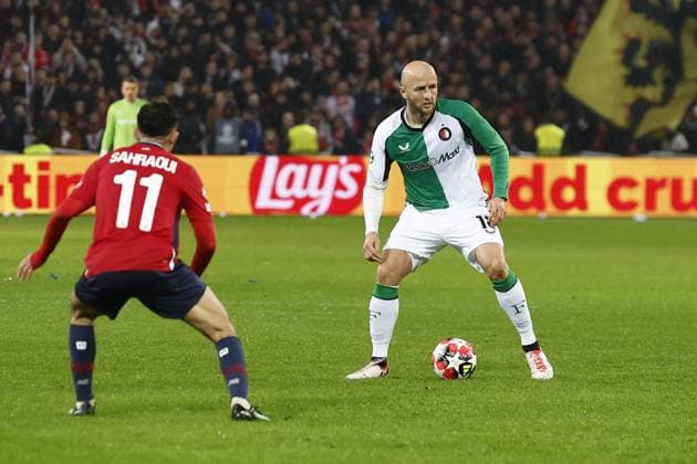 LILLE, 29-01-2025. Decathlon Arena Stade Pierre Mauroy. Football, UEFA Champions League season 2024 2025. Lille - Feyenoord. Feyenoord player Gernot Trauner during the match Borussia LOSC Lille - Feyenoord Lille - Feyenoord  x27613674x Copyright: