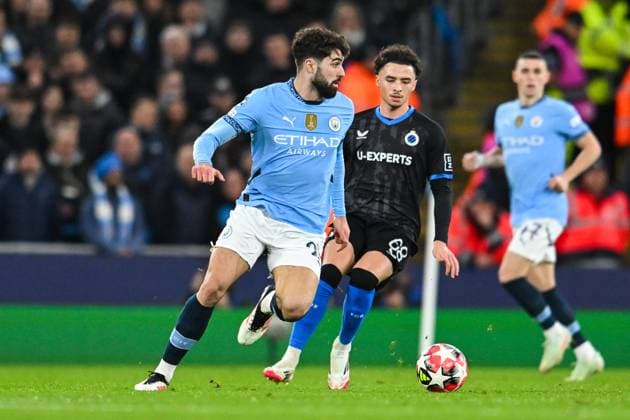 Manchester City v Club Brugge UEFA Champions League Jusko Gvardiol of Manchester City during the UEFA Champions League match at the Etihad Stadium, Manchester UK Newspapers OUT Copyright: xKarlxVallantinex FIL-21347-0014