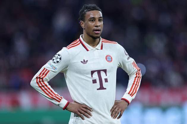 Soccer Champions League Matchday 8 FC Bayern Munich SK Slovan Bratislava on 29 01 2025 at the Allianz Arena in Munich Sascha Boey Munich xMSx