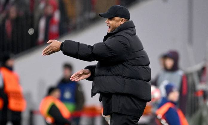FOOTBALL CHAMPIONS LEAGUE SEASON 2024 2025 Preliminary Round 8 Matchday FC Bayern Muenchen Slovan Bratislava 29 01 2025 Coach Vincent Kompany FC Bayern Muenchen