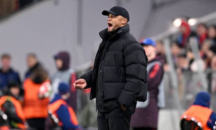 FOOTBALL CHAMPIONS LEAGUE SEASON 2024 2025 Preliminary Round 8 Matchday FC Bayern Muenchen Slovan Bratislava 29 01 2025 Coach Vincent Kompany FC Bayern Muenchen