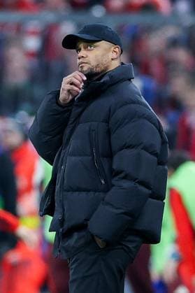 Soccer Champions League Matchday 8 FC Bayern Munich SK Slovan Bratislava on 29 01 2025 at the Allianz Arena in Munich Vincent Kompany Coach Head Coach Munich xMSx