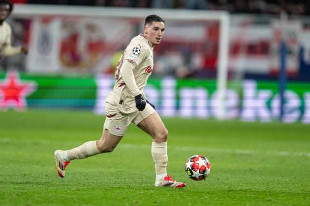 Oscar Gloukh during UEFA Champions league match, Red Bull Salzburg - Atletico Madrid , 29. january 2025, Red Bull Arena, Salzburg, Austria Copyright: xMICHALxFAJT,ZOSPORTU.SKx FAJ_0967