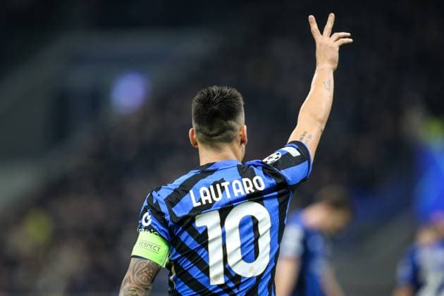 Milan, Italy, January 29st 2025: Lautaro Martinez (Inter) during the match between Inter and Monaco for UEFA Champions League at San Siro Stadium, Italy. (RogÃ rio Moroti SPP) Copyright: xRogÃ rioxMorotix xSPPx spp-en-RoMoSp-AP5W6904