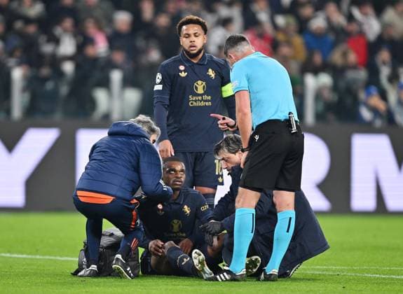 Sport Bilder des Tages January 29, 2025, Turin: Juventus Pierre Kalulu during the UEFA Champions League soccer match Juventus FC vs SL Benfica at the Allianz Stadium in Turin, Italy, 29 January 2025 ANSA ALESSANDRO DI MARCO UEFA Champions League: Juventus-Benfica  - ZUMAa110 20250129_zaf_a110_039 Copyright: xAlessandroxDixMarcox