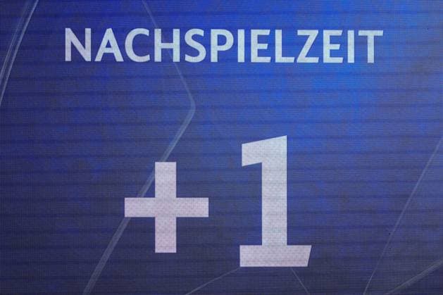 Salzburg, Austria January 29, 2025 Champions League 2024 2025 RB Salzburg vs Atletico de Madrid In the picture scoreboard with the stoppage time of 1, 1 minute stoppage time Red Bull Arena Copyright: xFotostandx xWassmuthx