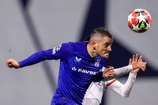 GNK Dinamo v AC Milan - UEFA Champions League 2024 25 League Phase MD8 Arijan Ademi of Dinamo Zagreb in action during the UEFA Champions League 2024 25 League Phase MD8 match between GNK Dinamo and AC Milan at Maksimir Stadium on January 29, 2025. in Zagreb, Croatia.  LukaxStanzl PIXSELL