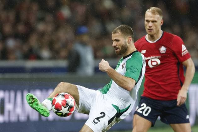 LILLE, 29-01-2025. Decathlon Arena Stade Pierre Mauroy. Football, UEFA Champions League season 2024 2025. Lille - Feyenoord. Feyenoord player Bart Nieuwkoop during the match Borussia LOSC Lille - Feyenoord Lille - Feyenoord  x27614353x Copyright: