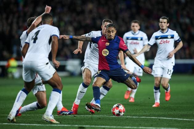 Raphina FC Barcelona during the UEFA Champions League 2024 25 League Phase MD8 match between FC Barcelona and Atalanta BC at Estadi Olimpic Lluis Companys on January 29, 2025 in Barcelona, Spain Photo by Xavi Bonilla DeFodi Images Defodi 674 20250129 XB3 1913 Defodi-674