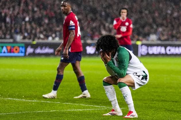 UEFA Champions League: Lille OSC v Feyenoord Lille - Gjivai Zechiel of Feyenoord during the eight and final round of new format of the Champions League 2024 2025. The match is set between Lille OSC and Feyenoord at Stade Pierre-Mauroy on 29 January 2025 in Lille, France. Copyright: xTomxBodex