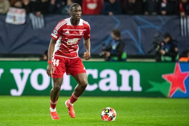 FOOTBALL: BREST vs REAL MADRID Baptiste AUTISSIER MAXPPP - Guingamp 29 01 2025 Baptiste AUTISSIER Maxppp Guingamp ; 29 01 2025 ; Soumaila Coulibaly lors du match Brest vs Real Madrid comptant pour la 8e journee de la Ligue des Champions a Guingamp le 29 janvier 2025. Guingamp Guingamp Bretagne France  Copyright: xMAXPPPxBaptistexAUTISSIERx BAU202501290121 BAU202501290121