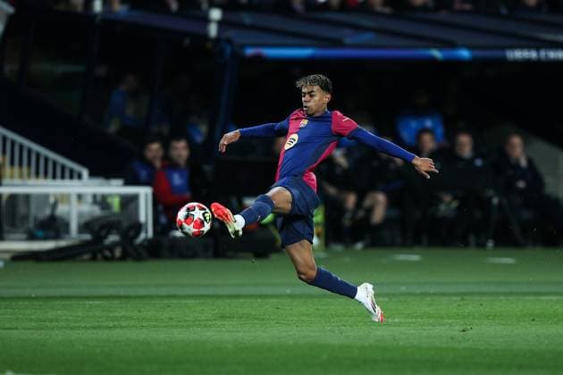 Lamine Yamal FC Barcelona during the UEFA Champions League 2024 25 League Phase MD8 match between FC Barcelona and Atalanta BC at Estadi Olimpic Lluis Companys on January 29, 2025 in Barcelona, Spain Photo by Xavi Bonilla DeFodi Images Defodi 674 20250129 XB3 1517 Defodi-674
