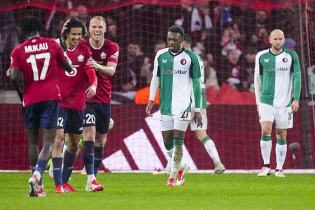 UEFA Champions League: Lille OSC v Feyenoord Lille - Antoni Milambo of Feyenoord during the eight and final round of new format of the Champions League 2024 2025. The match is set between Lille OSC and Feyenoord at Stade Pierre-Mauroy on 29 January 2025 in Lille, France. Copyright: xYannickxVerhoevenx