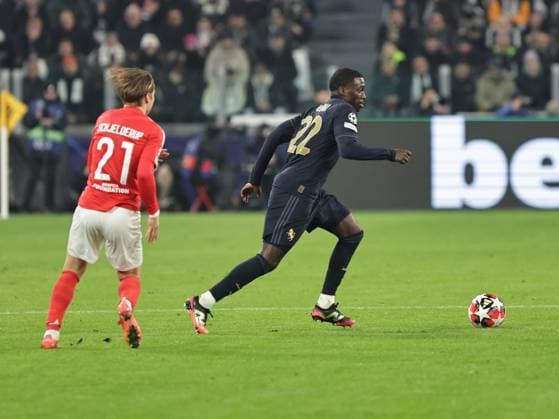 Juventus v SL Benfica - UEFA Champions League 2024 25 League Phase MD8 Timothy Weah participates in the Champions League 2024-2025 match between Juventus and Benfica in Torino, Italy, on January 29, 2025. Torino ITA Italy  Copyright: xLorisxRosellix originalFilename:roselli-juventus250129_np7Bu.jpg