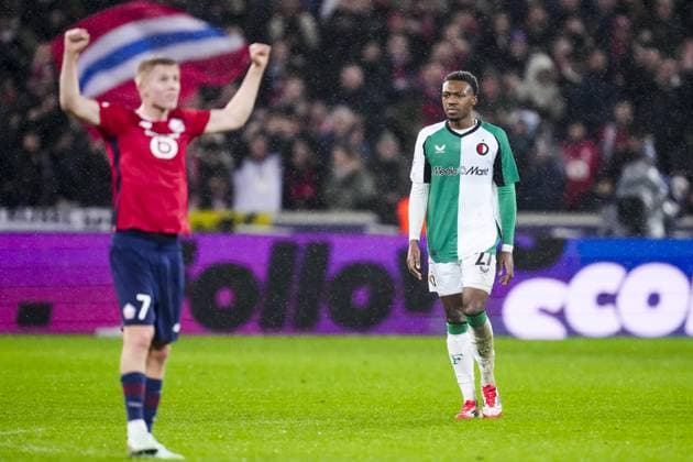 UEFA Champions League: Lille OSC v Feyenoord Lille - Antoni Milambo of Feyenoord during the eight and final round of new format of the Champions League 2024 2025. The match is set between Lille OSC and Feyenoord at Stade Pierre-Mauroy on 29 January 2025 in Lille, France. Copyright: xYannickxVerhoevenx