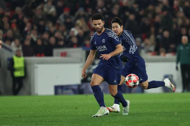 Stuttgart 29 January 2025 Uefa Champions League phase 2024 25 Matchday 8, VFB Stuttgart Paris Saint Germain v l , Goncalo Ramos Paris Saint Germain in action, in action, Copyright: JoaquimxFerreira