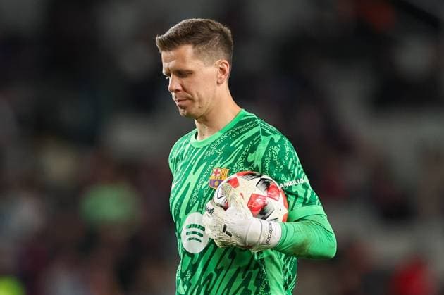 BARCELONA 29.01.2025 FC Barcelona, Barca VS ATALANTA BC 8 KOLEJKA UEFA LIGI MISTRZOW --- 8 ROUND UEFA CHAMPIONS LEAUGE SEASON 2024 2025 NZ. WOJCIECH SZCZESNY FOT. STANISLAW KLEPKA ARENA AKCJI NEWSPIX.PL --- newspix.pl 