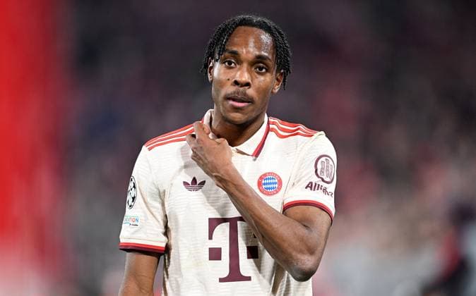 FOOTBALL CHAMPIONS LEAGUE SEASON 2024 2025 Preliminary Round 8 Matchday FC Bayern Muenchen Slovan Bratislava 29 01 2025 Mathys Tel FC Bayern Muenchen
