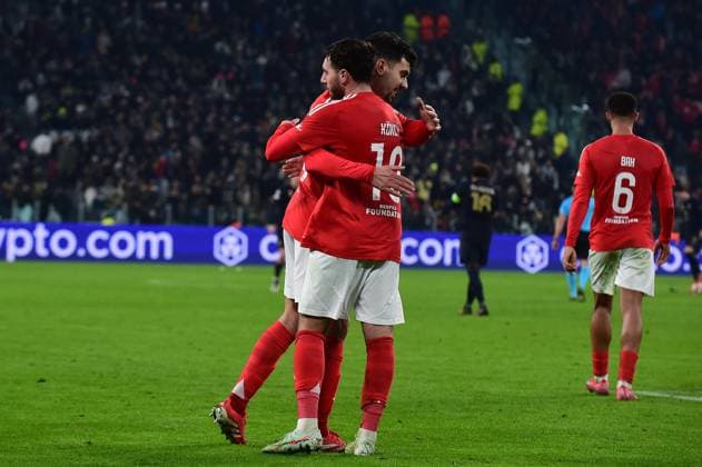 Foto IPP Massimo Rana Torino 29-01-2025 Calcio Champions League 2024 2025 Juventus-Benfica nella foto esulta orkun kokcu Italy Photo Press - World Copyright italy ITALY  Copyright: xR4924_italyphotopressx