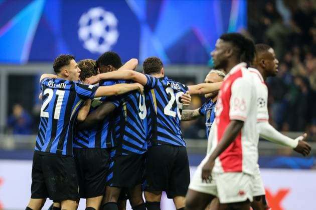 Milan, Italy, January 29st 2025: Lautaro Martinez (Inter) celebrate your goal during the match between Inter and Monaco for UEFA Champions League at San Siro Stadium, Italy. (RogÃ rio Moroti SPP) Copyright: xRogÃ rioxMorotix xSPPx spp-en-RoMoSp-AP5W6785