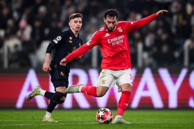 Juventus FC v SL Benfica - UEFA Champion League Orkun Kokcu of SL Benfica scores a goal during the UEFA Champions League 2024 25 league phase football match between Juventus FC and SL Benfica. Turin Italy Copyright: xNicolòxCampox