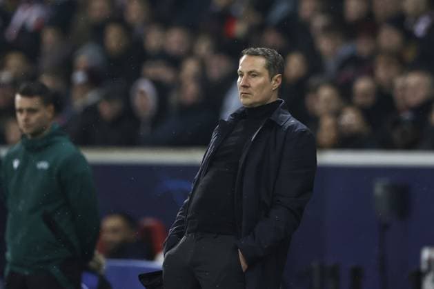 LILLE - Feyenoord coach Brian Priske during the UEFA Champions League match between Lille OSC and Feyenoord at Stade Pierre Mauroy on Jan. 29, 2025 in Lille, France. ANP MAURICE VAN STEEN UEFA Champions League 2024 25 League Phase MD8 2024 25 xVIxANPxSportx xxANPxIVx 518662806 originalFilename: 518662806.jpg
