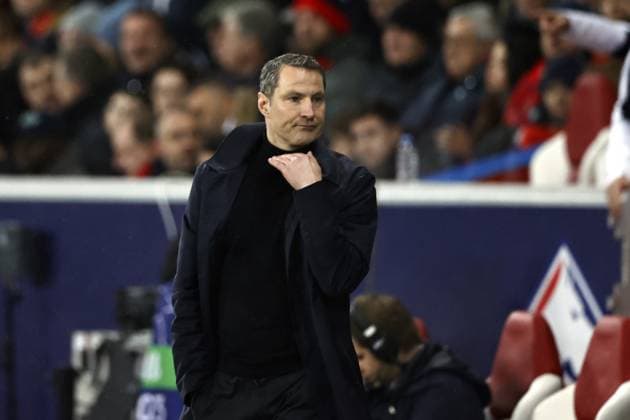 LILLE - Feyenoord coach Brian Priske during the UEFA Champions League match between Lille OSC and Feyenoord at Stade Pierre Mauroy on Jan. 29, 2025 in Lille, France. ANP MAURICE VAN STEEN UEFA Champions League 2024 25 League Phase MD8 2024 25 xVIxANPxSportx xxANPxIVx 518663050 originalFilename: 518663050.jpg