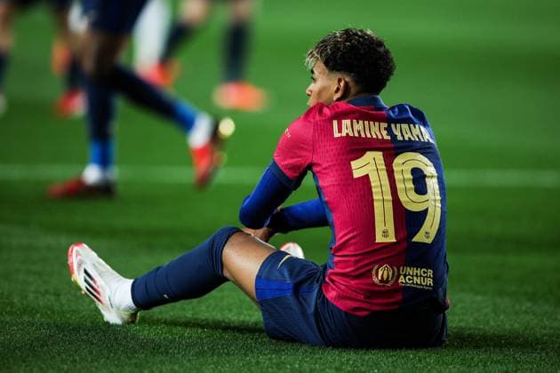 Lamine Yamal FC Barcelona during the UEFA Champions League 2024 25 League Phase MD8 match between FC Barcelona and Atalanta BC at Estadi Olimpic Lluis Companys on January 29, 2025 in Barcelona, Spain Photo by Xavi Bonilla DeFodi Images Defodi 674 20250129 XB3 2093 Defodi-674