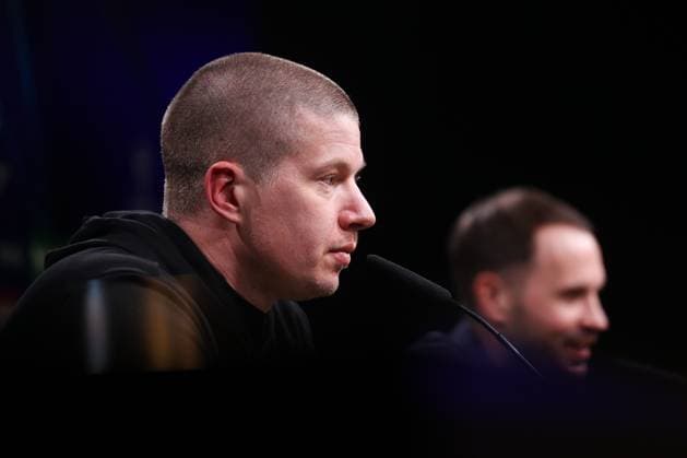 29 01 2025, UEFA Champions League, Matchday 8, Borussia Dortmund Shakhtar Donetsk, Press conference with coach Mike Tullberg Borussia Dortmund , Dortmund Signal Iduna Park NRW Germany xRHR PHOTO ENx Copyright: DennisxEwert RHR-FOTOx RHR-FOTO DE